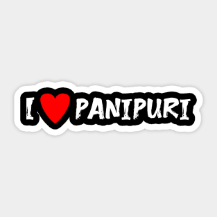 I love Pani puri Sticker